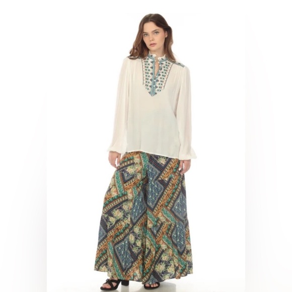 Johnny Was RIVERA TIERED PANTS - Picture 4 of 10